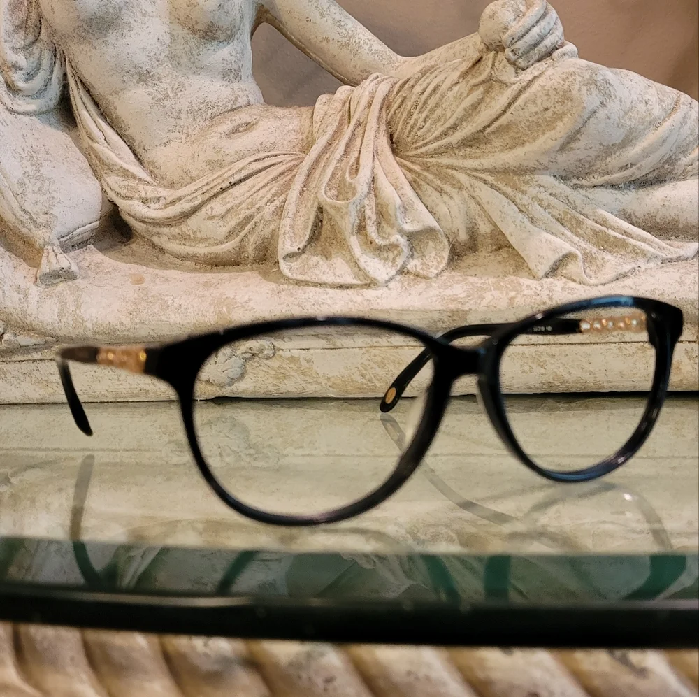 Tiffany & Company Infinity TF2120 Crystal Eyeglasses Luxury Frames NAM#492